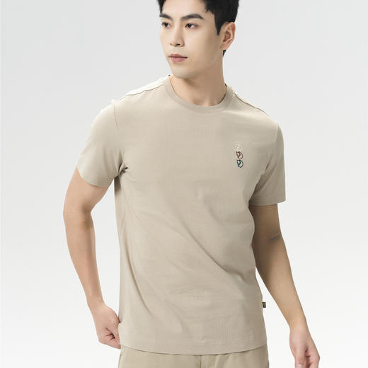 北极狐 男士户外短袖T恤 2025春夏新款徒步通勤登山上衣012511016 商品图4