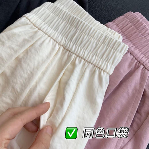 BeauMuse 慵懒肌理奶芙裤 舒适休闲 时尚款 阔腿裤/九分萝卜裤 商品图13