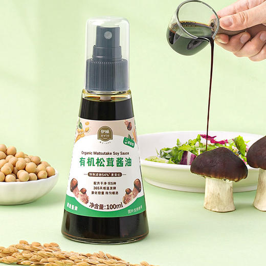 伊威有机松茸酱油100ml 商品图0