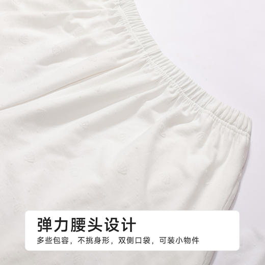 都市丽人生活家居女士正价棉质短袖套装薄针织提花短袖类LHH1E8 商品图8