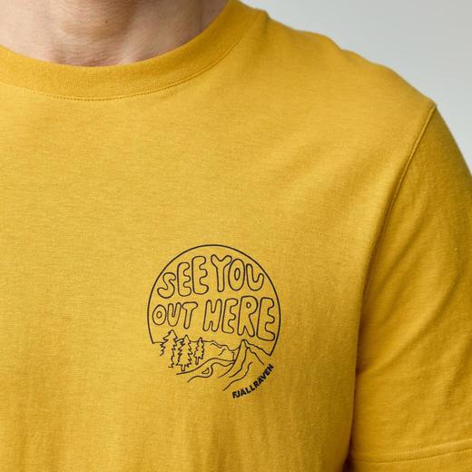 北极狐 男士户外运动短袖T恤 2025春夏徒步露营棉麻上衣12600265 商品图4