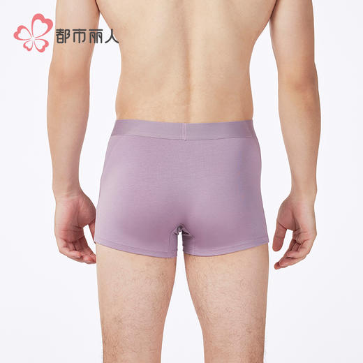 都市丽人简约基础棉平角空气棉平角裤FKHC25 商品图3