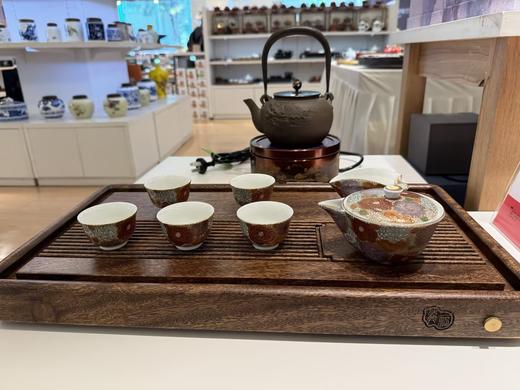 九谷烧-宝瓶揃 金花詰 碗5客入 木箱【不支持补差，非质量问题不退不换】S 商品图0