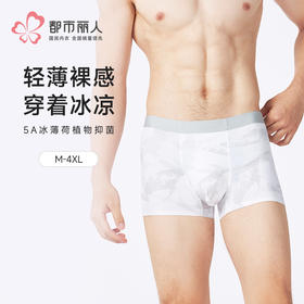 都市丽人日常休闲锦纶平角网眼冰丝平角裤FKHH03