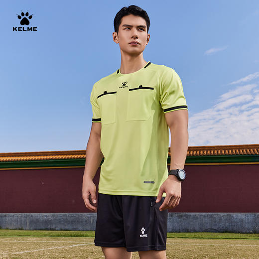 卡尔美2025新款足球系列男士足球裁判服套装 商品图5