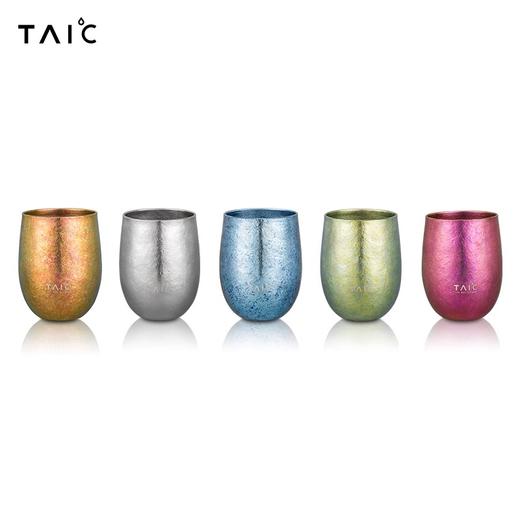 TAIC太可纯钛咖啡杯金属双层隔热啤酒隔温英国早餐杯圆融杯200ml 商品图0