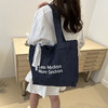 【休闲文艺牛仔风单肩包】韩版唯美个性潮流简约单肩包 上课通勤托特包 商品缩略图2