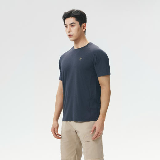 北极狐 男士户外休闲短袖T恤 2025春夏轻量徒步登山上衣012511052 商品图1