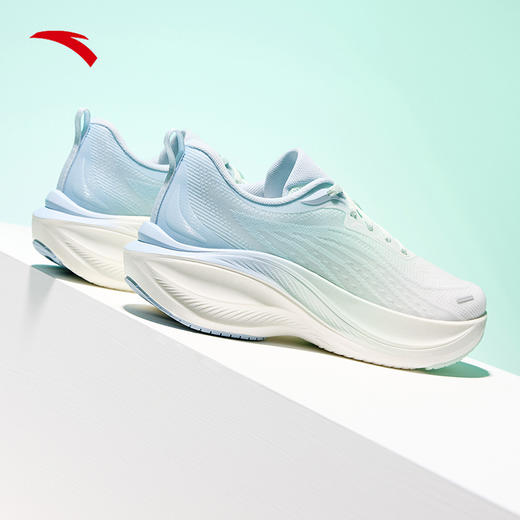 安踏叶子 丨厚底增高跑步鞋女夏季新款减震运动跳绳鞋子122525535 商品图5