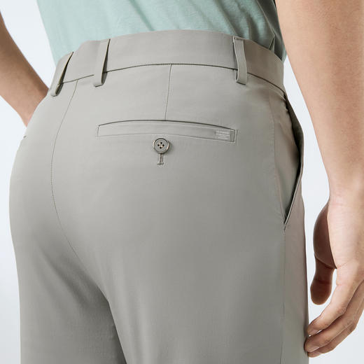 【锦氨/肌理】柒牌休闲裤男春夏新品中腰修身商务百搭直筒长裤子128H70540 商品图2