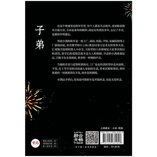 子弟 | 黄景瑜、关晓彤主演影视剧《烟花少年》原著，三线工厂里的《小巷人家》 商品图4