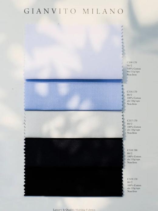 「爱好者直选9款」Gianvito Milano 抗皱免烫埃及棉意式工艺衬衫 商品图5