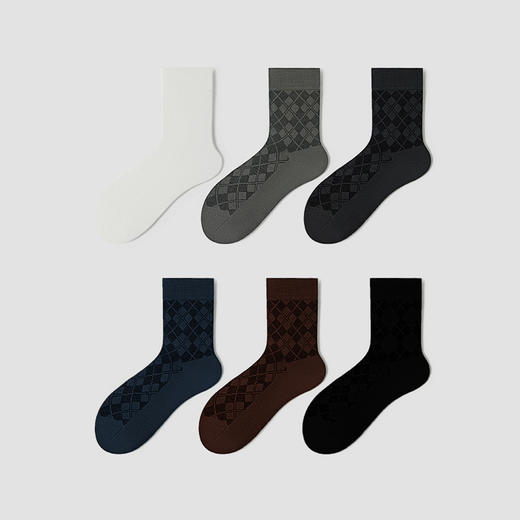 都市丽人商务通勤薄莫代尔常规袜FCHEA1 商品图1