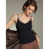 官网899！华歌er同款莫代尔真丝棉混纺吊带背心女蕾丝边带胸垫文胸内搭一体打底可外穿 商品缩略图3