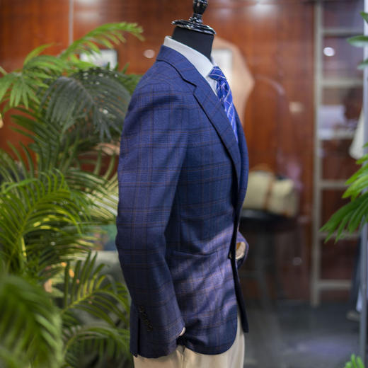 25 春季新款男士名厂面料定制工艺西装夹克上衣 商品图2