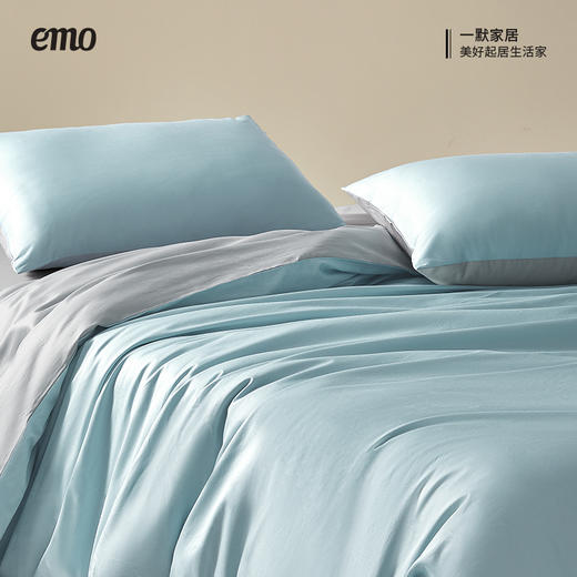 【2025新款】一默 60s长绒棉四件套 多色可选， 精选新疆长绒棉，触感更柔软，柔软丝滑裸睡更舒适，吸湿排汗，告别半夜闷热感，安睡整晚 商品图4