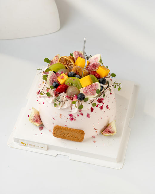 荔夏玫瑰奶油水果蛋糕（百分百进口动物奶油） 商品图0