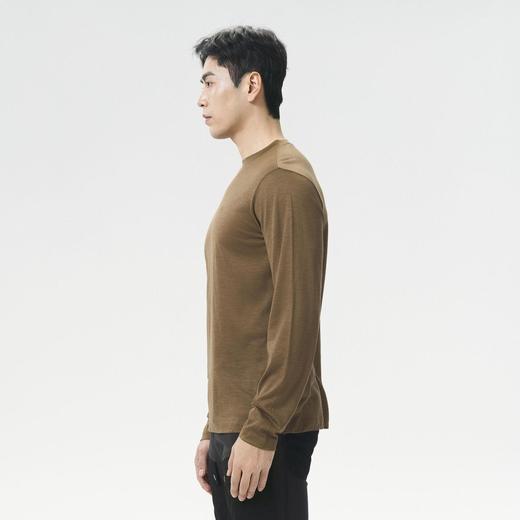 【男女同款】北极狐 户外羊毛长袖T恤衫 2025徒步运动衣012511078 商品图1