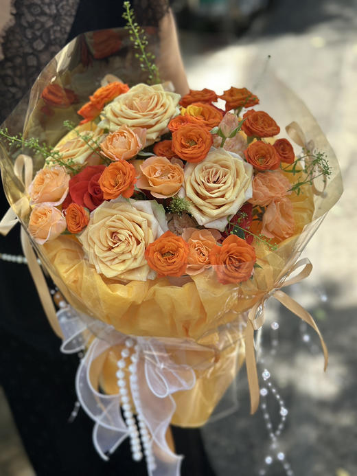 小香风插花泥花束 商品图1