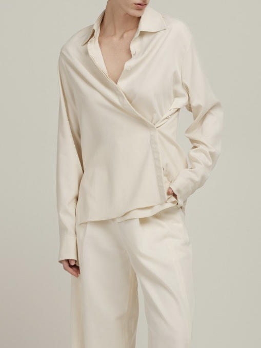 DONSEE10｜DS10AW2436 白色简约质感衬衫 商品图4