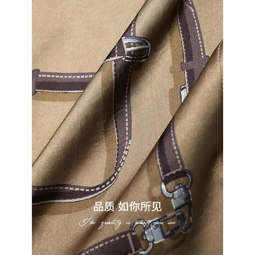 COCOBELLA定位剪裁重磅缎面静奢半身裙设计感围裹长裙HS3112 商品图3