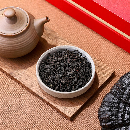 元生泰 灵芝红茶 5g*40泡  正山小种红茶与武夷山灵芝粉相结合 茶香与芝香相融合 甘甜醇厚 商品图2