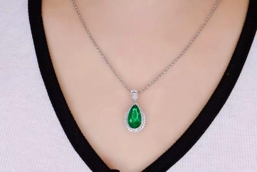 3.25ct刻面祖母绿吊坠 商品图4