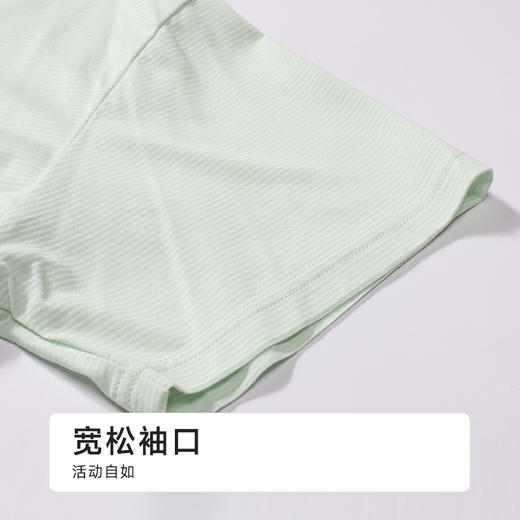 都市丽人生活家居女士莫代尔短袖套装薄棉莫提条短袖类LHH2E1 商品图5