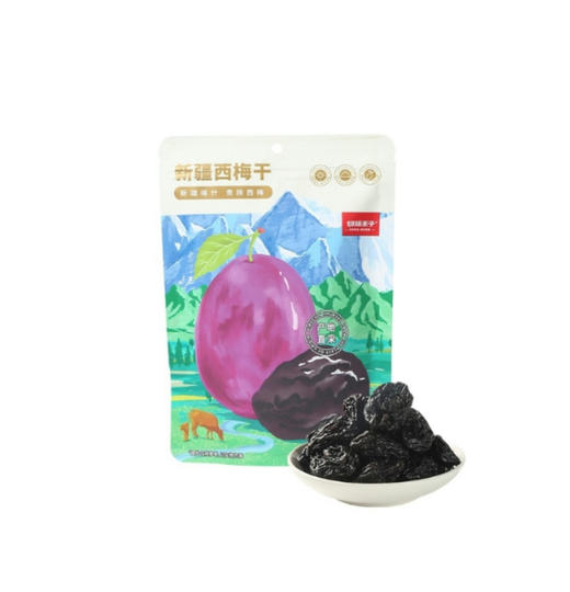 优选|新疆西梅干  果大肉厚 软糯细腻 酸甜爽口 500g 商品图0