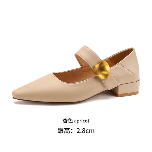 品质好货|Safiya/索菲娅2025法式优雅尖头低跟玛丽珍单鞋SFD1111724 商品图8