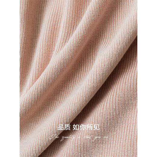 COCOBELLA100%天丝baby肤感针织衫女软糯通勤短袖上衣MZ0070 商品图3