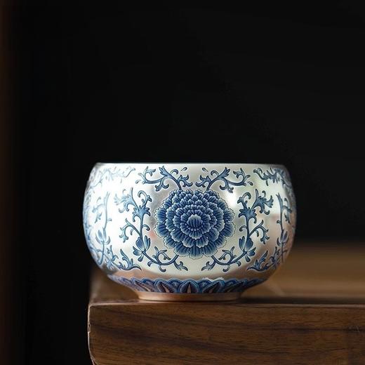 聚陶堂·非遗大师郑文强鎏银茶具系列 | 手工绘制，栩栩如生，纤毫毕现 商品图10