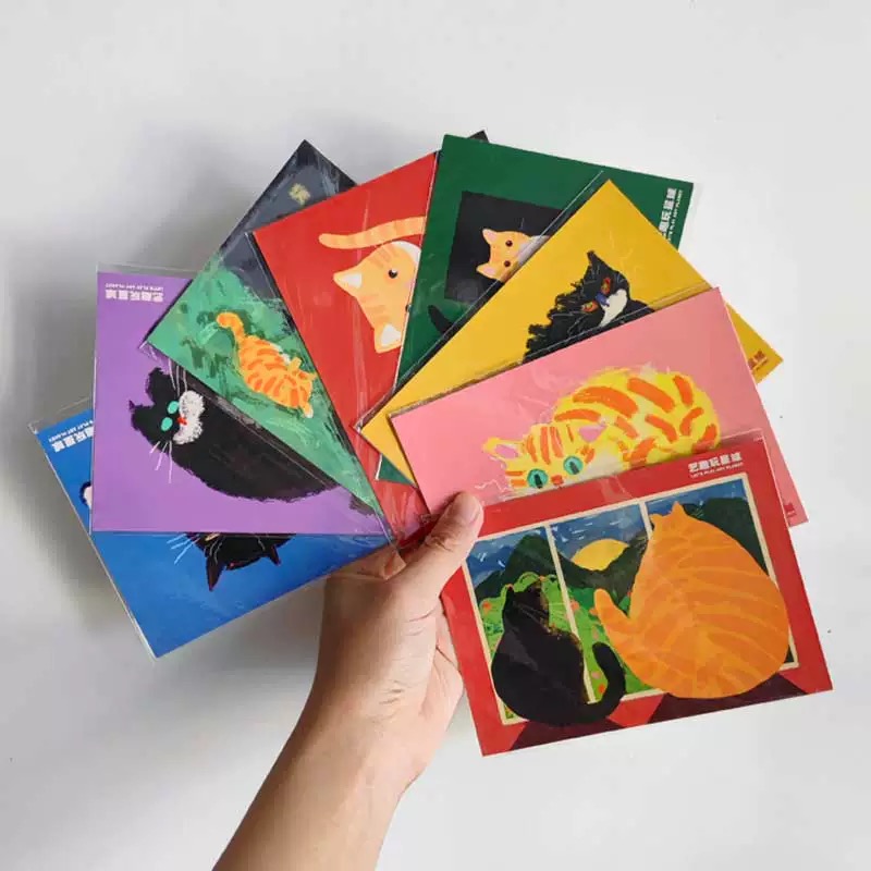 猫咪明信片 随机发