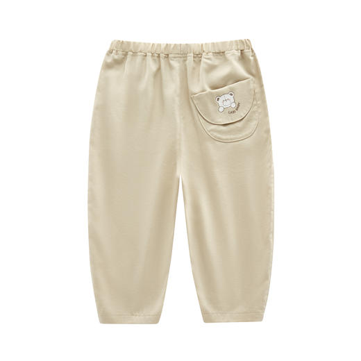 拉比-童衣类（春）I5自然平口长裤卡其（PH) 商品图2