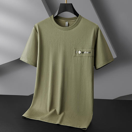 【棉质】【DDP】大依优型大码短袖T恤夏季薄款棉体恤加肥加大汗衫休闲圆领宽松半袖胖子上衣难受 商品图1