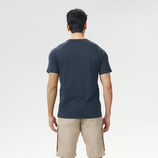 北极狐 男士户外休闲短袖T恤 2025春夏轻量徒步登山上衣012511052 商品图2