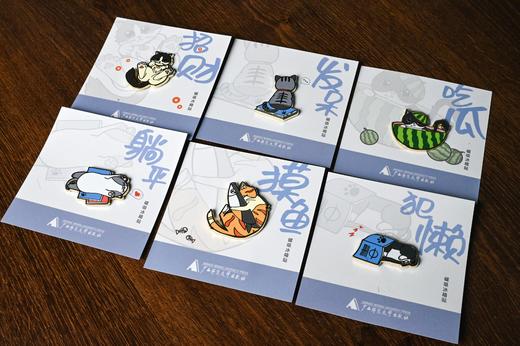 新款文创 与猫的相遇——磁吸冰箱贴徽章（两用） 商品图3