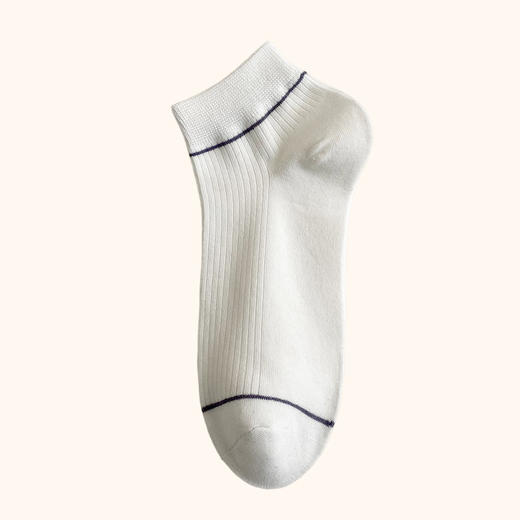 【男士简约细线短袜】男士夏季袜子精梳棉男袜四季短袜运动休闲棉质船袜 商品图6