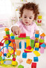 Hape木质积木 大颗粒盒装木头宝宝拼装玩具1-3岁男女小孩儿童礼物 80粒盒装积木E8022 商品缩略图1