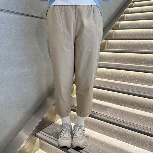 佐丹奴女装25年新款宽松窄脚版型纯棉休闲七分裤05425256 商品图4