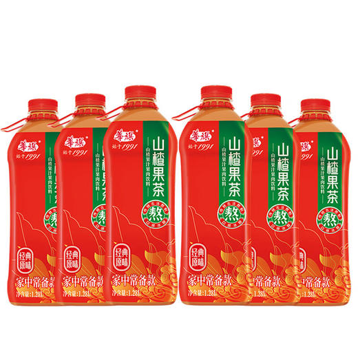旗经典1991 山楂果茶果肉饮料1.28L*6 商品图4