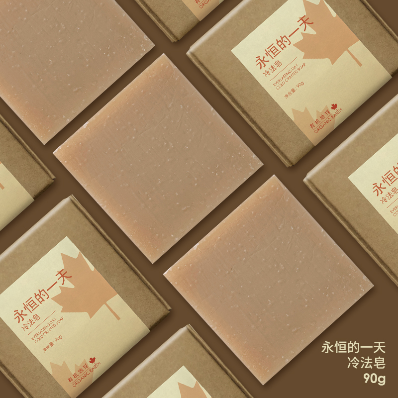 有机地球永恒的一天皂柑橘属精油皂