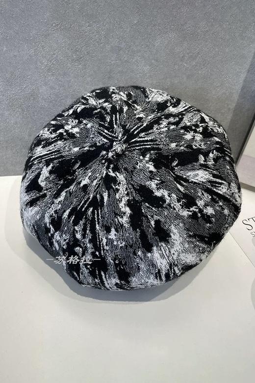 Say Something 黑白撞色贝雷帽帽子 21376 商品图2