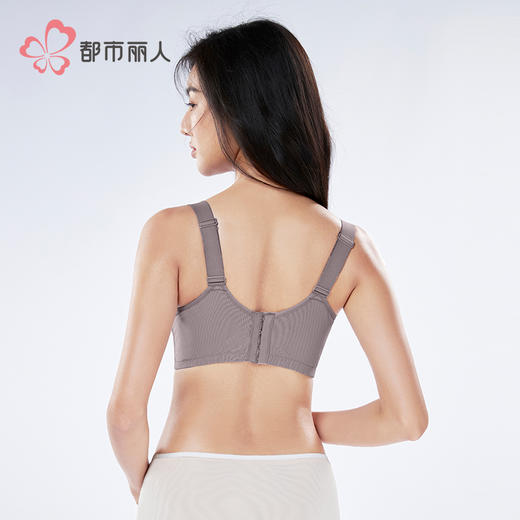 都市丽人完美包容内衣CD:超薄蕾丝软钢圈常规文胸YBH2J2 商品图3