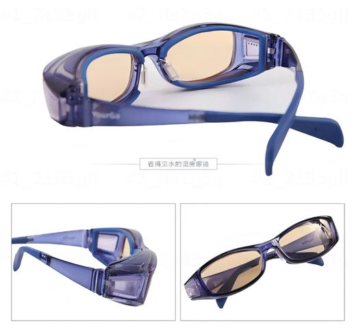 YourGa悦家成人湿房眼镜室内普通型防蓝光防辐射眼镜护目镜防眼干疲劳隔离眼罩 商品图0