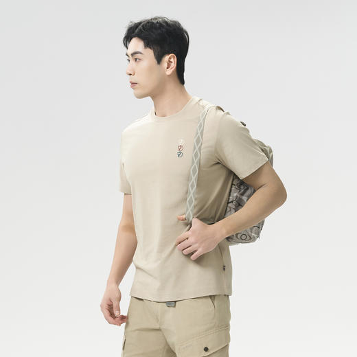 北极狐 男士户外短袖T恤 2025春夏新款徒步通勤登山上衣012511016 商品图1