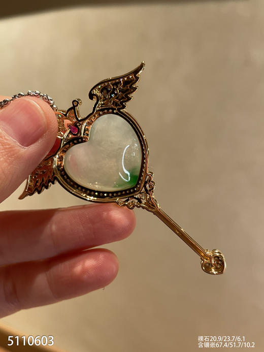 5110603，心形吊坠。具体价格微信咨询 商品图7