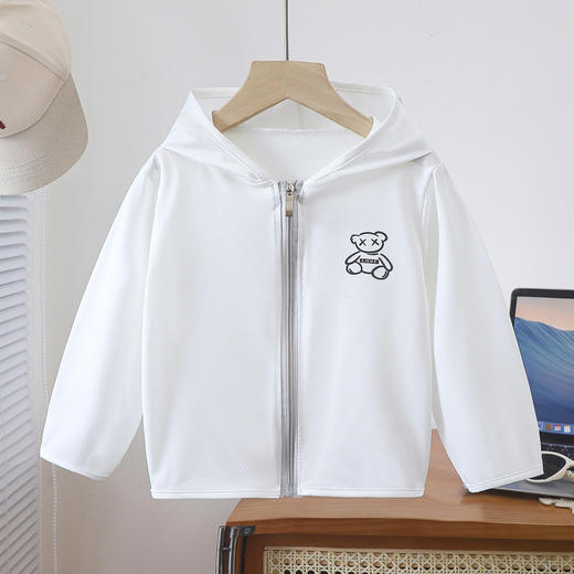 【儿童轻薄凉爽连帽防晒衣】冰丝薄款儿童防晒衣透气防晒男童女童防晒服宝宝皮肤衣夏季防晒衫。ry 商品图3