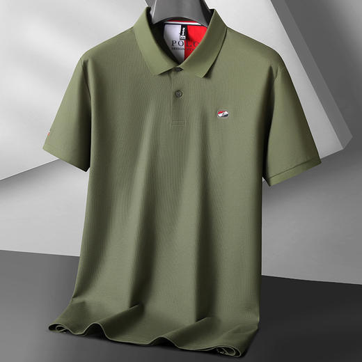 【100%棉】【DK】大依优型大码短袖POLO衫加肥加大棉半袖体恤夏季款肥佬宽松商务休闲百搭上衣男士胖子 商品图5