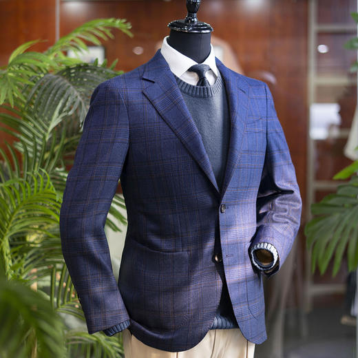 25 春季新款男士名厂面料定制工艺西装夹克上衣 商品图1